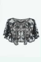 Laden Sie das Bild in den Galerie-Viewer, Schwarz Acht Stück Socken Handschuhe 1920er Jahre Accessoires Sets