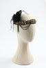 Laden Sie das Bild in den Galerie-Viewer, 1920er Jahre Flapper Schwarz Gold Fünfteiliges Zubehörset