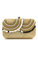 Laden Sie das Bild in den Galerie-Viewer, Schwarze MIni Party Handtasche mit Perlen und Pailletten