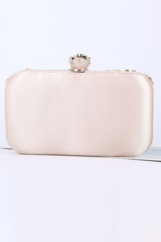 Glitzernde Pailletten Rouge Abendparty Handtasche mit Perlen