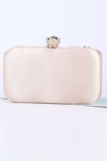 Glitzernde Pailletten Rouge Abendparty Handtasche mit Perlen