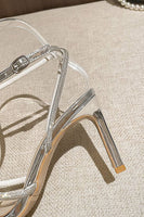 Laden Sie das Bild in den Galerie-Viewer, Strass Offene Zehensandale mit Pumps und Absatz