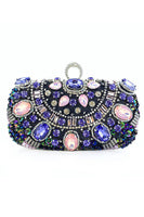 Laden Sie das Bild in den Galerie-Viewer, Schwarze Strass Sparkly Evening Party Handtasche