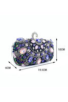 Laden Sie das Bild in den Galerie-Viewer, Schwarze Strass Sparkly Evening Party Handtasche