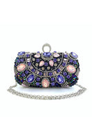 Laden Sie das Bild in den Galerie-Viewer, Schwarze Strass Sparkly Evening Party Handtasche