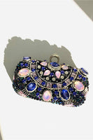 Laden Sie das Bild in den Galerie-Viewer, Schwarze Strass Sparkly Evening Party Handtasche