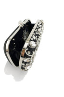Laden Sie das Bild in den Galerie-Viewer, Strass Sparkly Black Party Clutch Tasche
