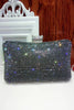 Laden Sie das Bild in den Galerie-Viewer, Schwarze Spakly Strass Abendhandtasche