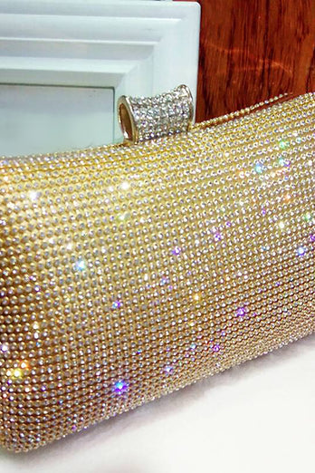 Schwarze Spakly Strass Abendhandtasche