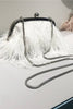Laden Sie das Bild in den Galerie-Viewer, Blaue Quaste Perlen Abendparty Clutch Tasche