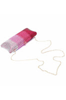Laden Sie das Bild in den Galerie-Viewer, Fuchsia Ombre Saprkly Pailletten-Abend-Clutch