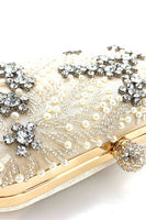 Laden Sie das Bild in den Galerie-Viewer, Schwarze, glitzernde Abend-Clutch mit Strassperlen