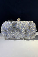 Laden Sie das Bild in den Galerie-Viewer, Schwarze, glitzernde Abend-Clutch mit Strassperlen