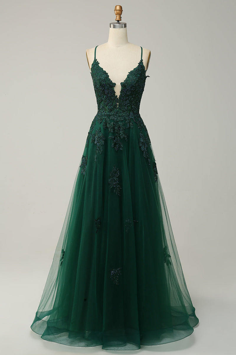 Abendkleid Groe Groen A Linie
