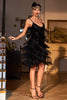 Laden Sie das Bild in den Galerie-Viewer, Rotes Roaring 20s Gatsby Flapper Kleid mit Fransen