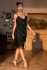 Laden Sie das Bild in den Galerie-Viewer, Rotes Roaring 20s Gatsby Flapper Kleid mit Fransen