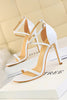 Laden Sie das Bild in den Galerie-Viewer, Schwarze Stiletto Sandalen
