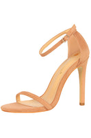 Laden Sie das Bild in den Galerie-Viewer, Apricot Strappy Stiletto Heels