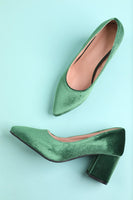 Laden Sie das Bild in den Galerie-Viewer, Frauen Chunky Block High Heel