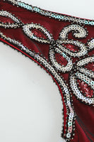 Laden Sie das Bild in den Galerie-Viewer, Asymmetrisches V-Ausschnitt-Flapperkleid aus den 1920er Jahren