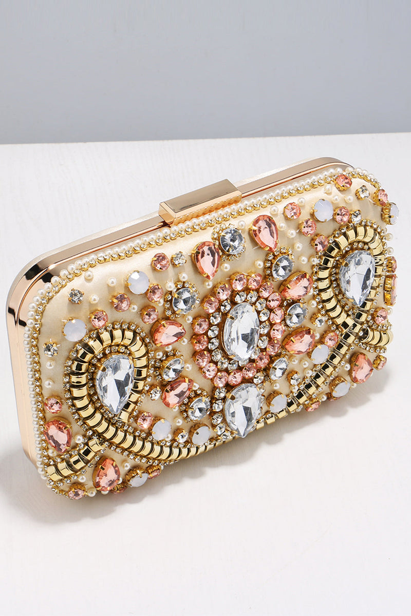 Laden Sie das Bild in den Galerie-Viewer, Party bestickte Clutch mit Perlstickerei