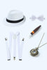 Laden Sie das Bild in den Galerie-Viewer, Blaues 1920er Jahre Accessoires Set für Herren
