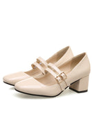 Laden Sie das Bild in den Galerie-Viewer, Rote Riemchen Retro Heels